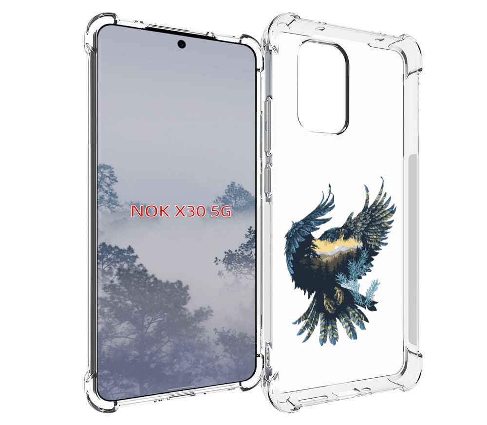 

Чехол MyPads мирок в соколе для Nokia X30 5G, Tocco