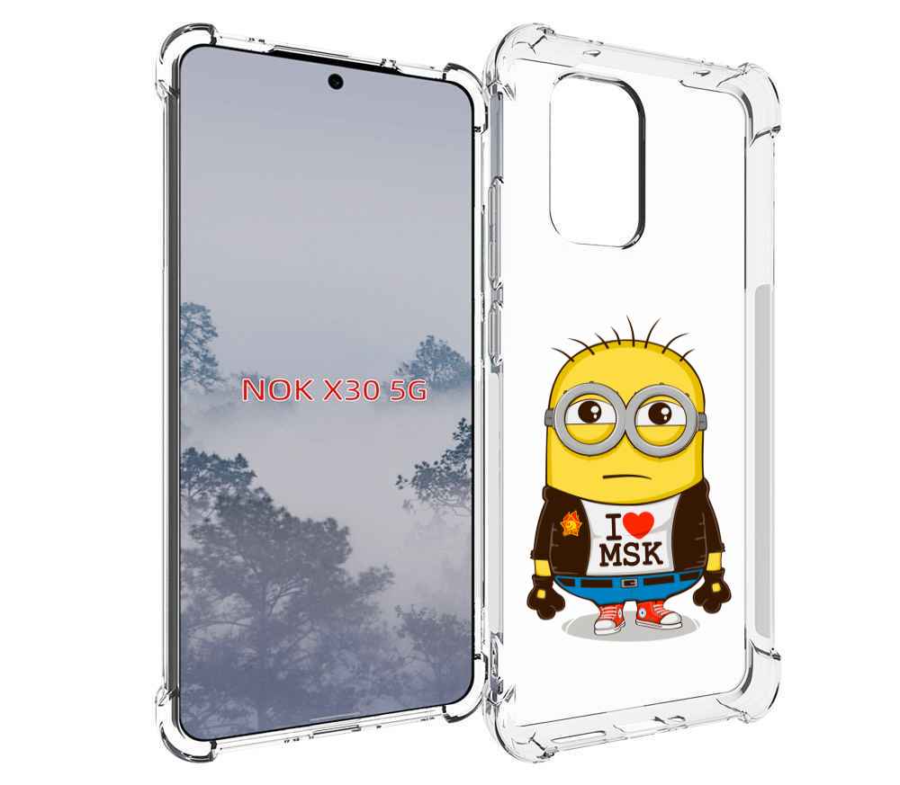 

Чехол MyPads миньон-я-люблю-Мск для Nokia X30 5G, Tocco