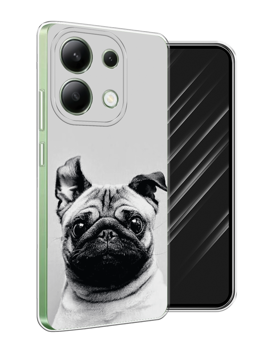 

Чехол Awog на Xiaomi Redmi Note 13 4G (Global) "Ушастый мопс", Серый, 321050-1