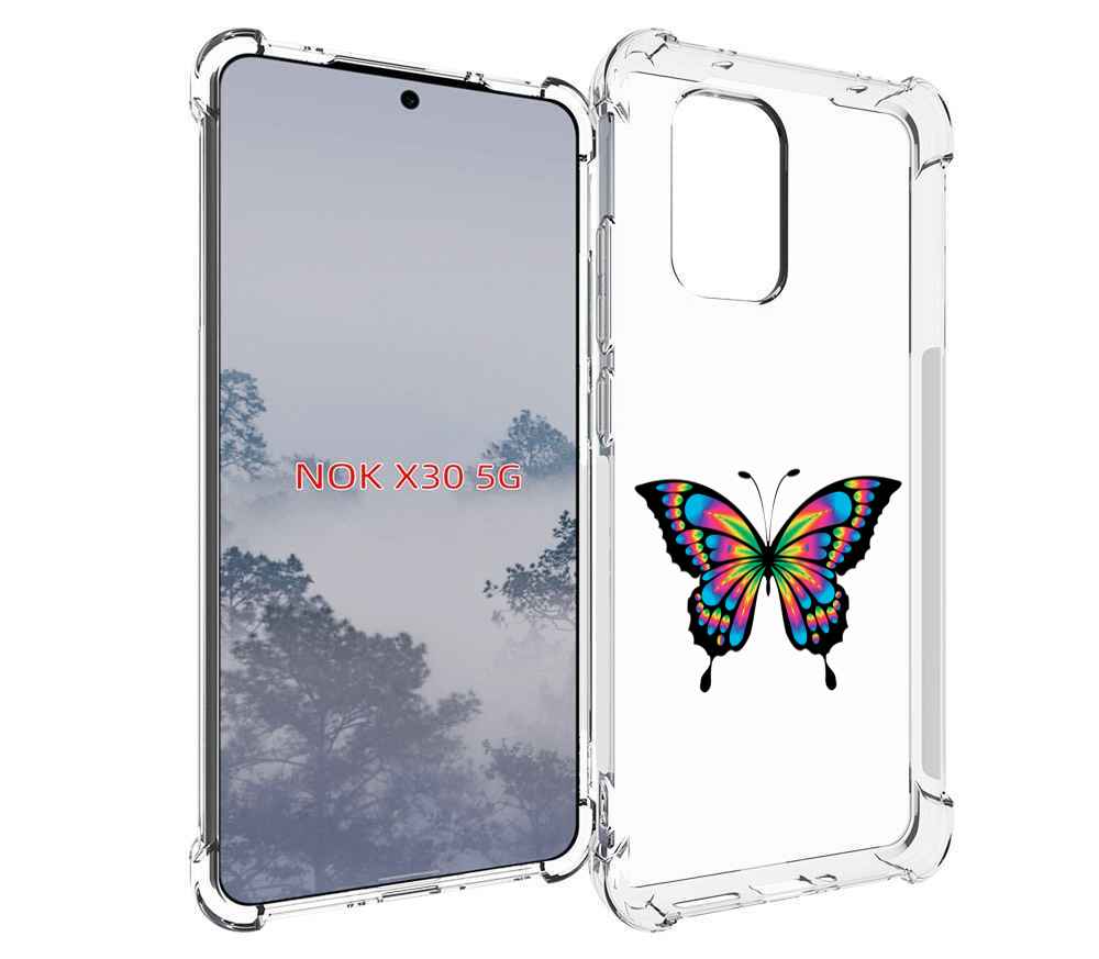 

Чехол MyPads мини-бабочка для Nokia X30 5G, Tocco