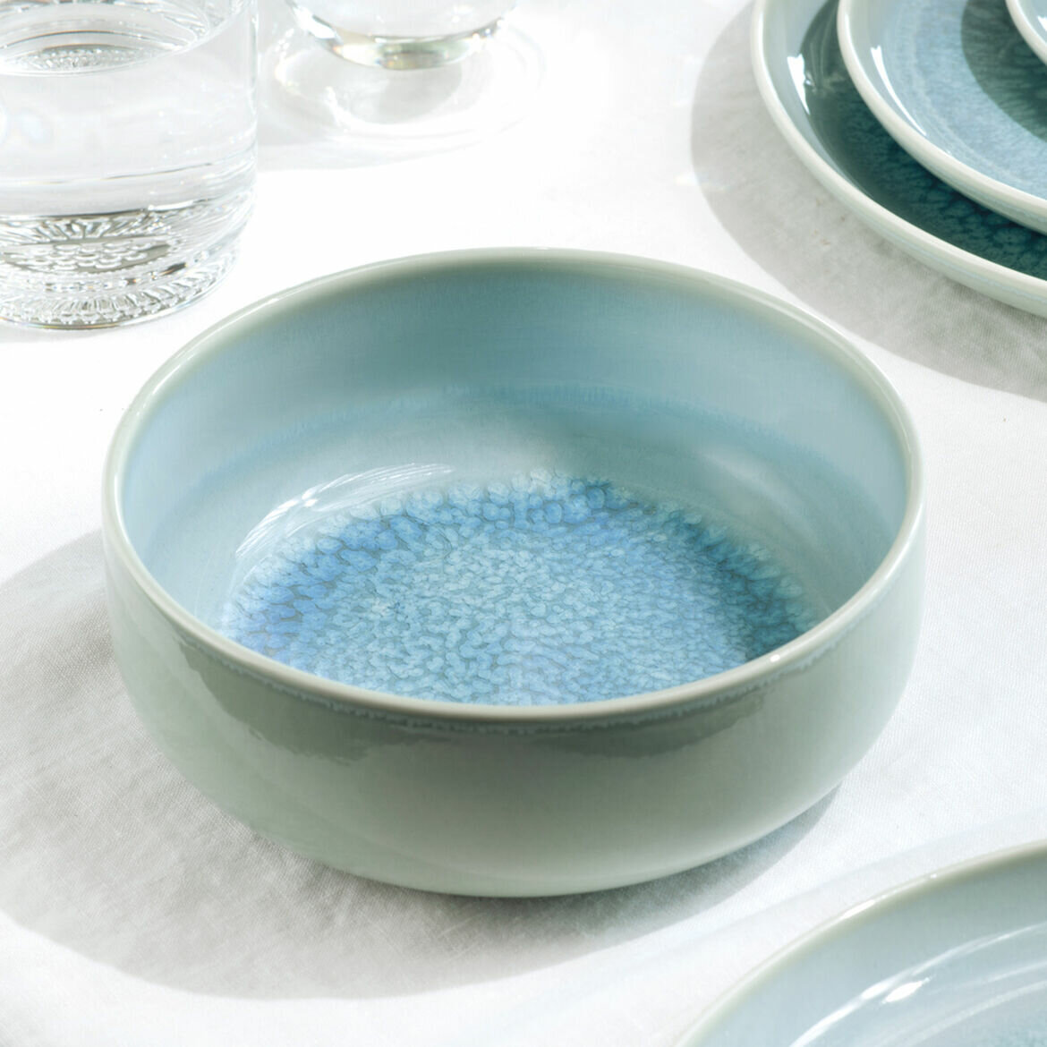 Салатник 780 мл, Crafted Blueberry turquoise, like. by Villeroy & Boch, Премиум-Фарфор