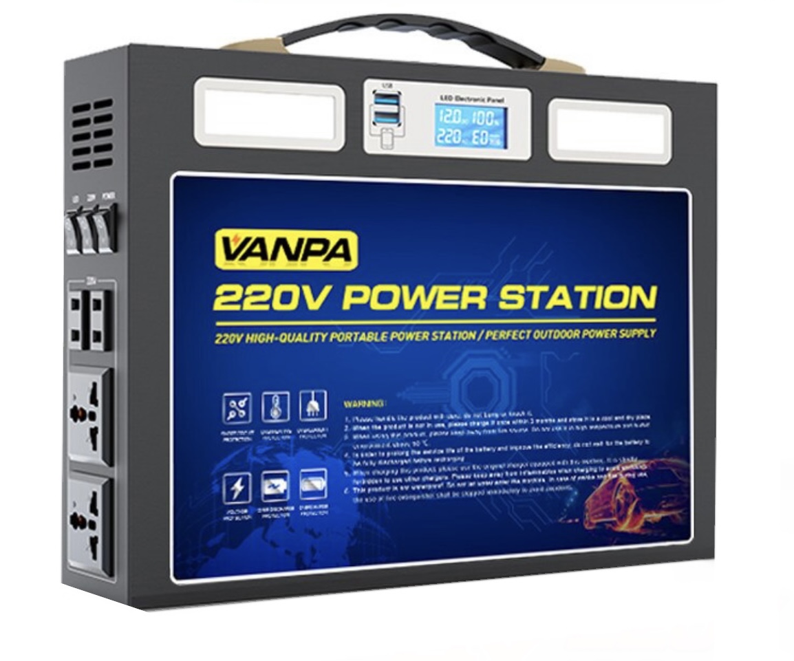 

Внешний аккумулятор Vanpa ZLPS-40018X-X02N23-1 200000 мА/ч черный