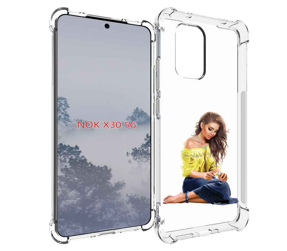 

Чехол MyPads миленькая-девочка женский для Nokia X30 5G, Tocco