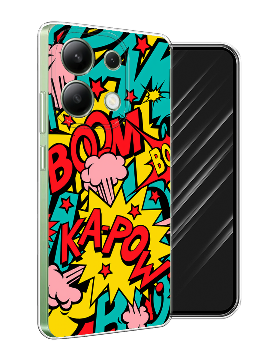 

Чехол Awog на Xiaomi Redmi Note 13 4G (Global) "Постер pop art", Бирюзовый;желтый;красный, 321050-1