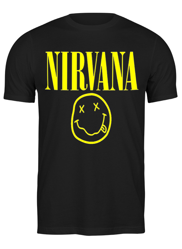 

Футболка мужская Printio Nirvana черная 2XL, Черный, Nirvana