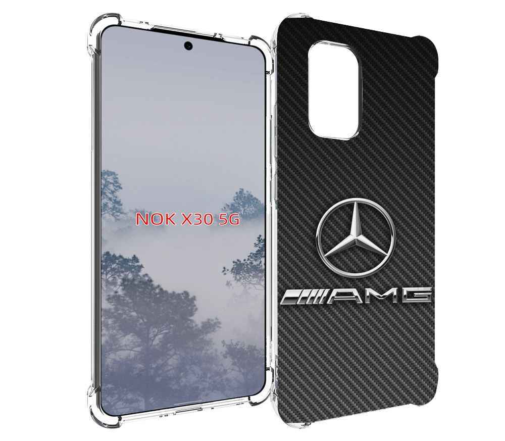 

Чехол MyPads мерседес амг мужской для Nokia X30 5G, Tocco