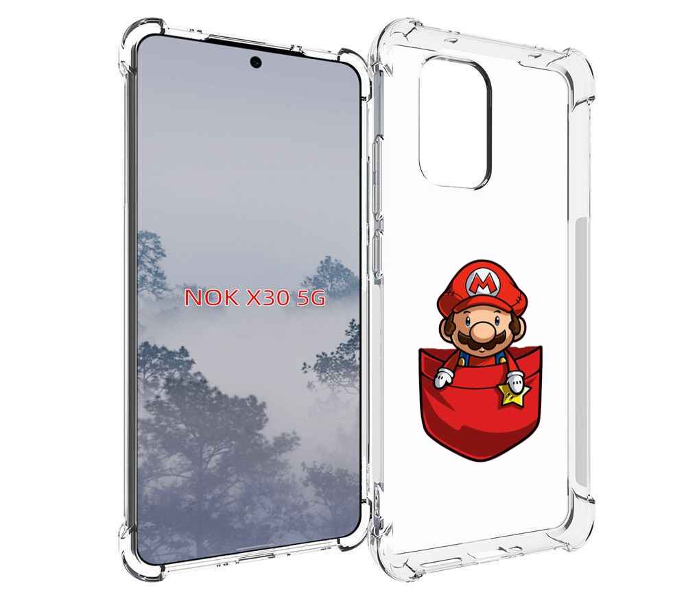 

Чехол MyPads марио в кармашке детский для Nokia X30 5G, Tocco