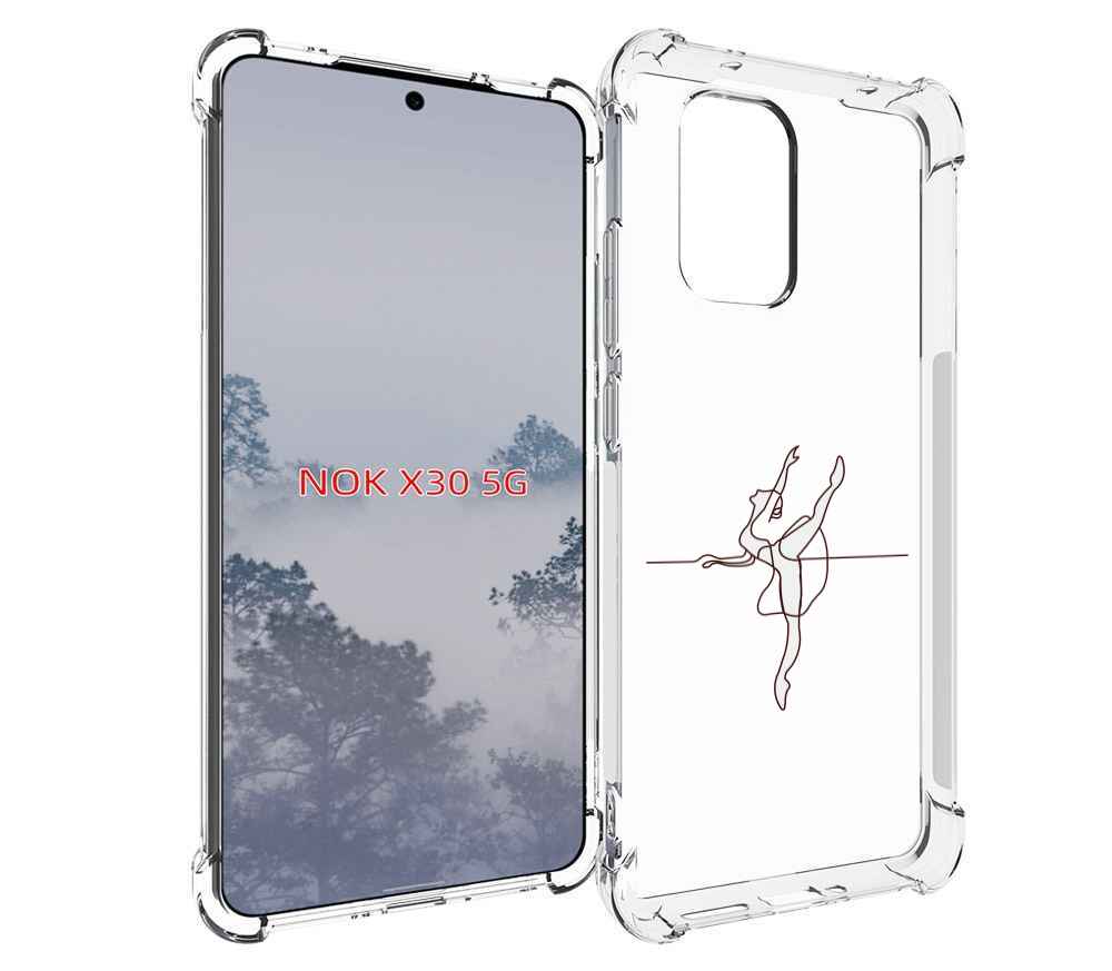 

Чехол MyPads маленькая-баллерина для Nokia X30 5G, Tocco