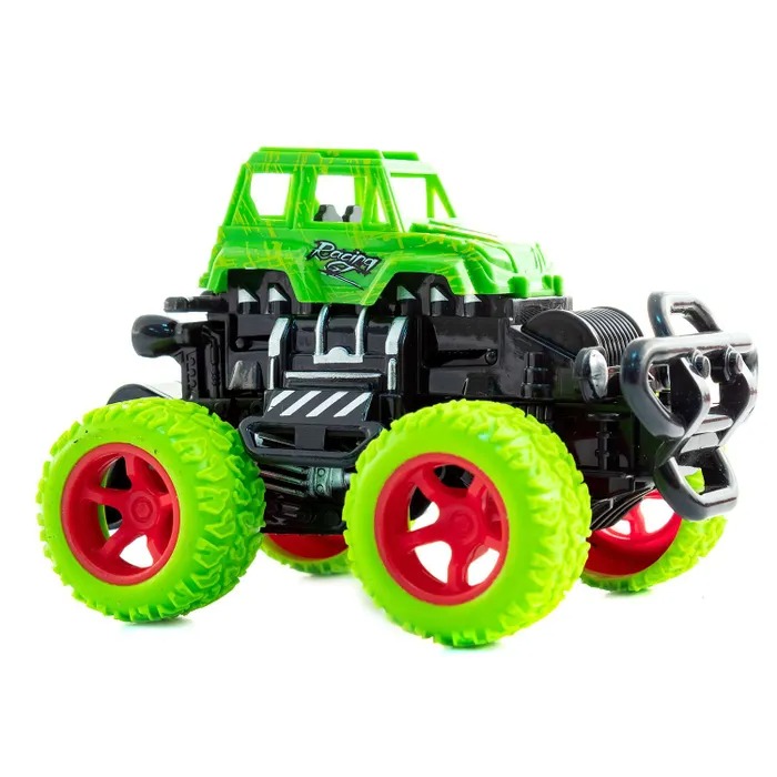 Машинка Kiddie Drive Big Wheels Внедорожник зеленый машинка toy mix внедорожник пластмассовый зеленый 25см