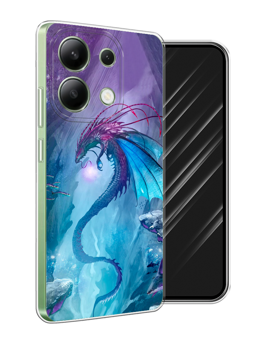 

Чехол Awog на Xiaomi Redmi Note 13 4G (Global) "Водный дракон", Голубой;фиолетовый;синий, 321050-1