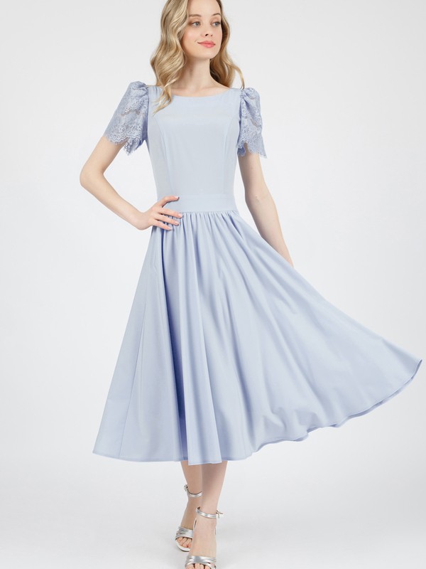 фото Платье женское marichuell mpl00084l(ellina) голубое 48 ru