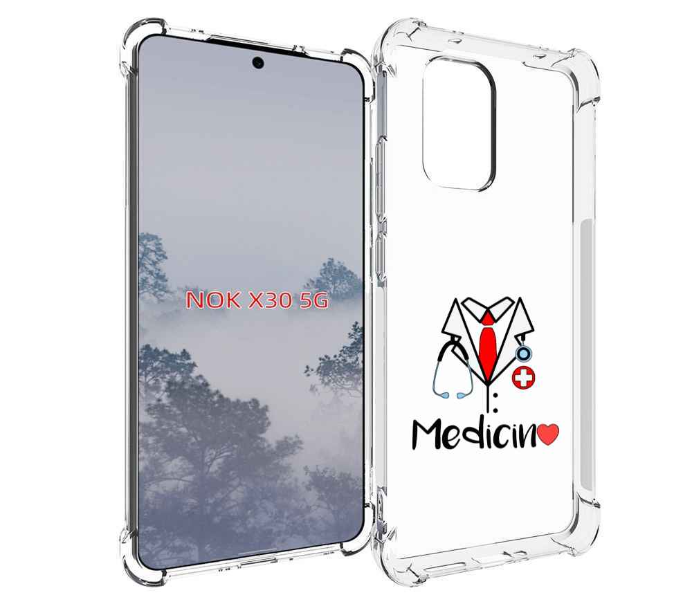 

Чехол MyPads любимая медецина для Nokia X30 5G, Tocco