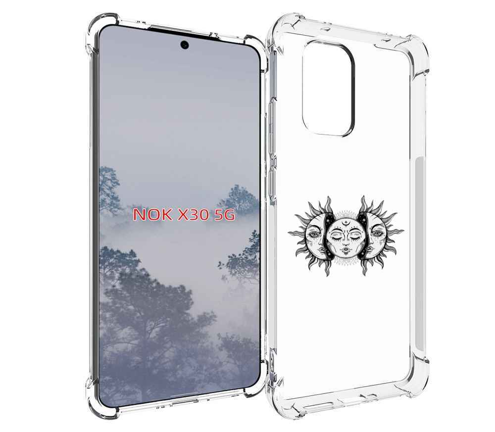

Чехол MyPads луна-в-солнце для Nokia X30 5G, Tocco