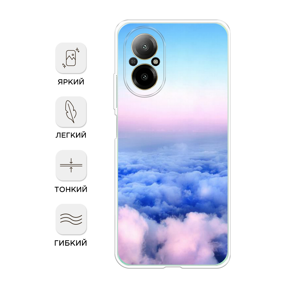 

Чехол Awog на Realme C67 4G "Облака", Голубой;розовый;бирюзовый, 2515750-1