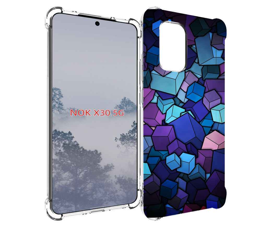 

Чехол MyPads лепестки для Nokia X30 5G, Tocco