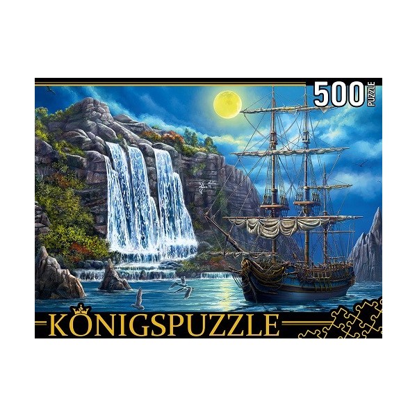 

Пазлы Konigspuzzle. Ночной парусник, 500 элементов Königspuzzle