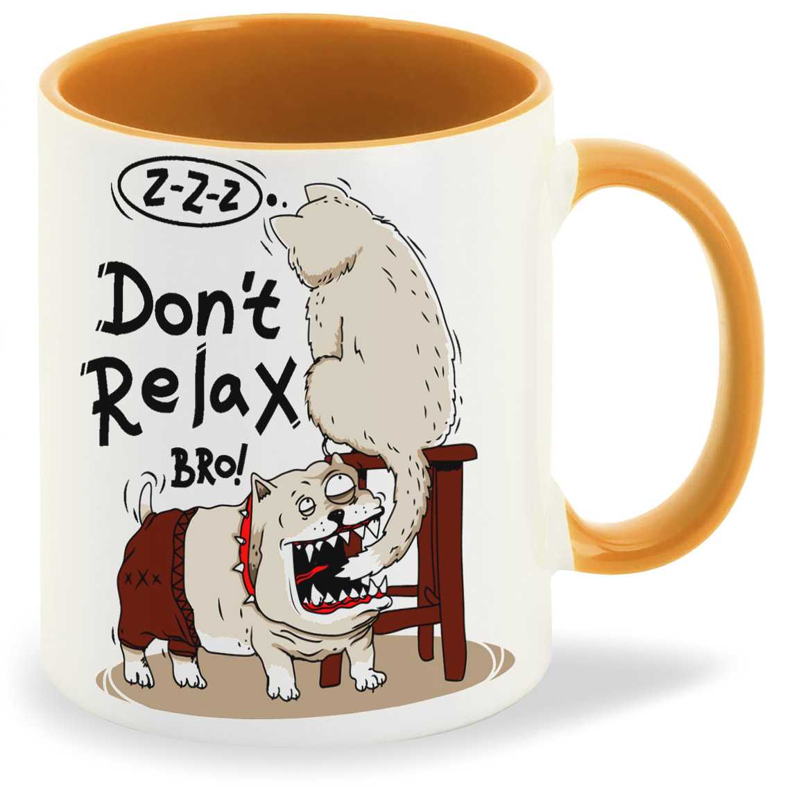 

Кружка CoolPodarok Прикол Собака dont relax, Прикол Собака dont relax