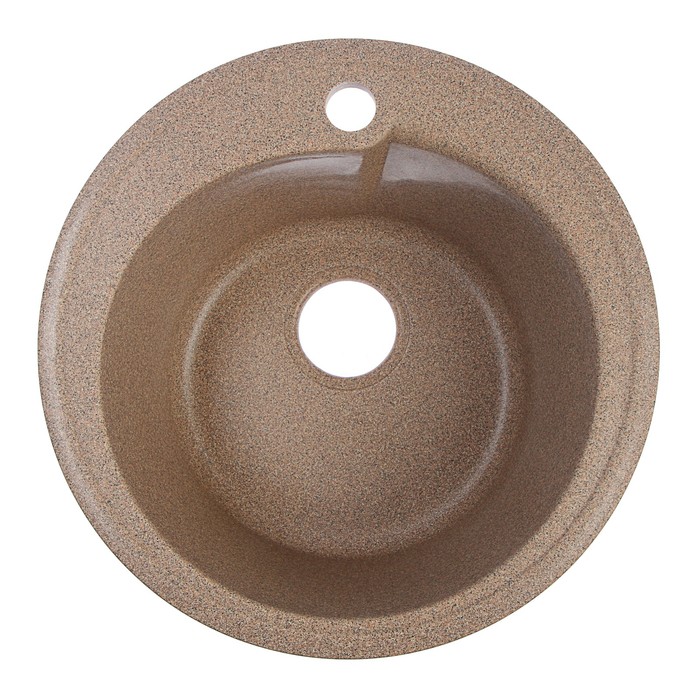 

GRANMILL Мойка кухонная из камня GRANMILL 19, d=440 мм, глубина 18 см, терракотовая, Коричневый
