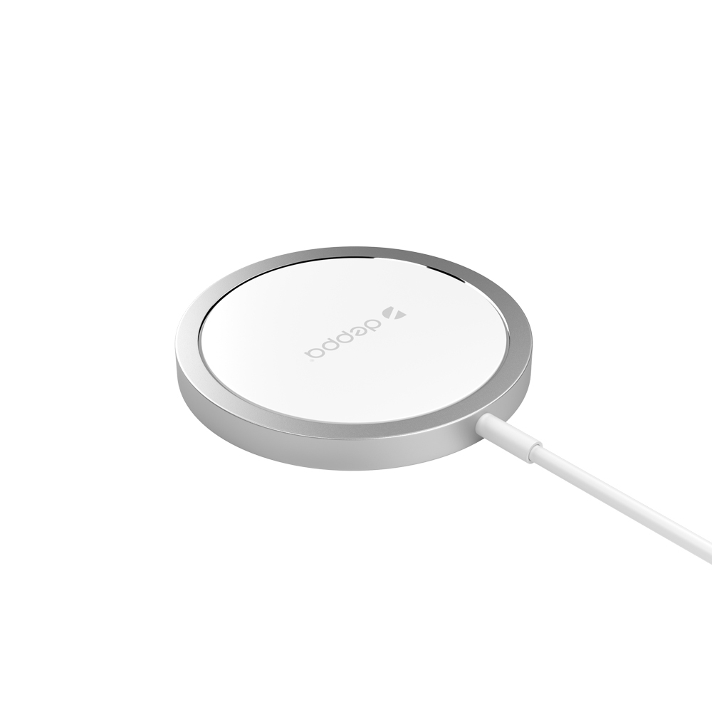 фото Беспроводное зарядное устройство deppa magsafe, 5 w, white