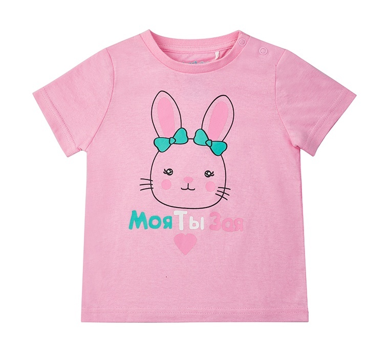 

Футболка детская Kari Baby AW24B13703202, светло-розовый, 80, 234570