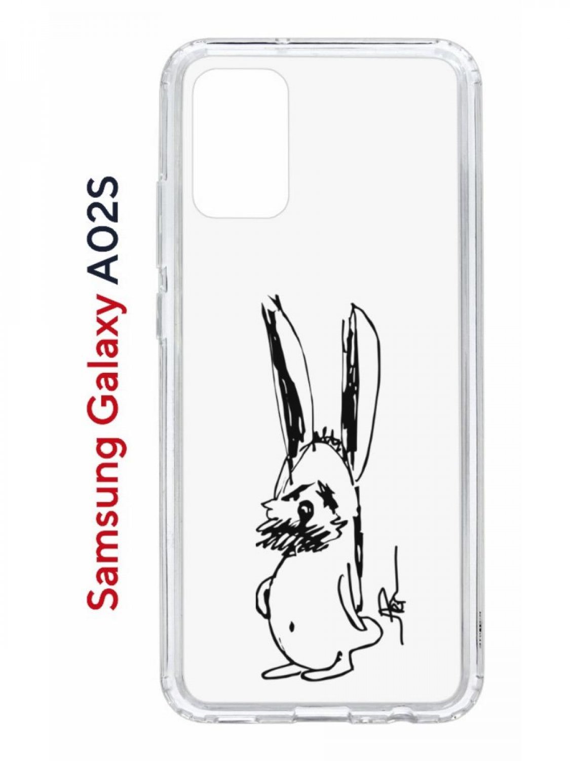 

Чехол на Samsung Galaxy A02s с принтом Kruche Print Нормуль!, противоударный бампер, Прозрачный;белый;черный;серый, Самсунг А02с