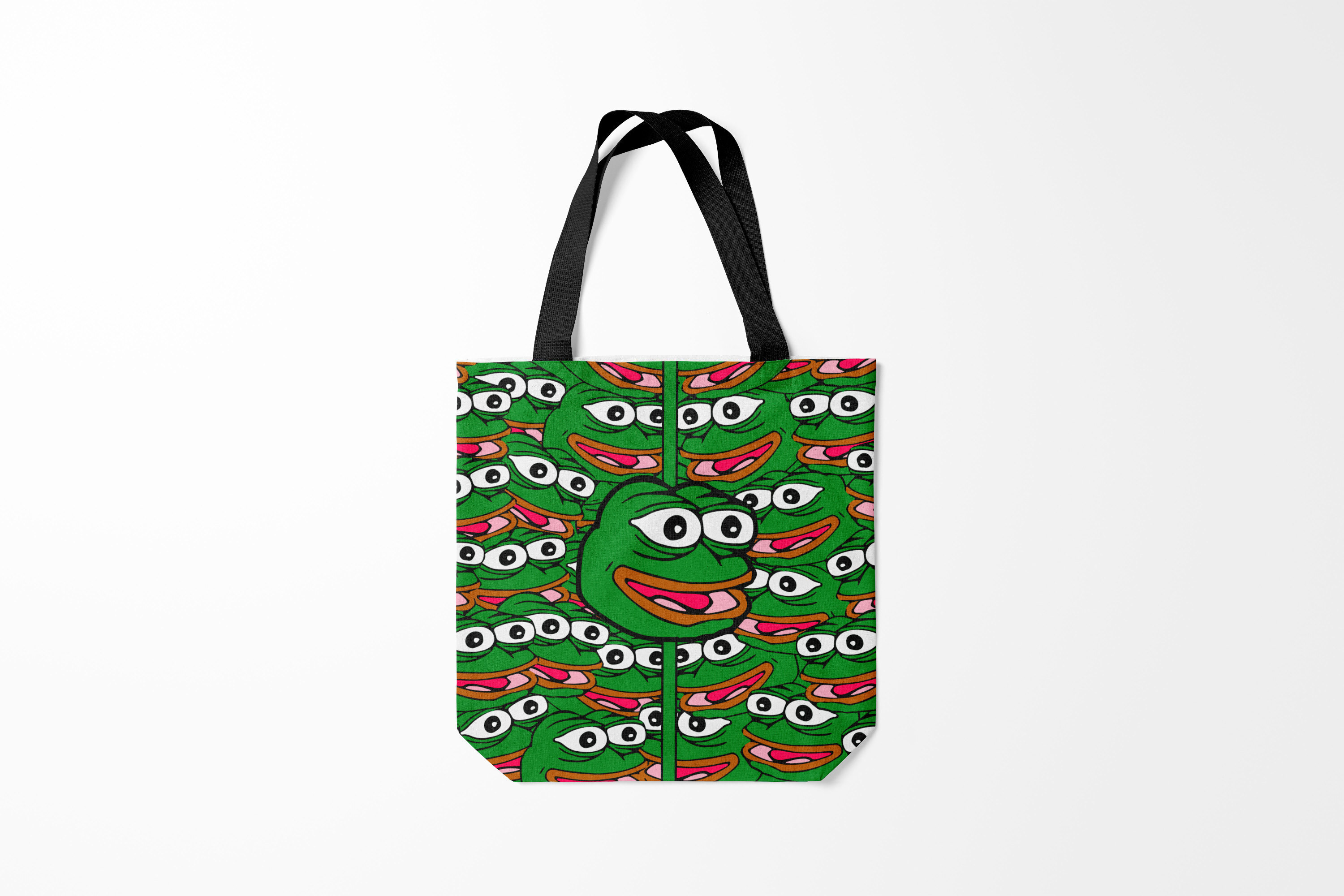 

Сумка шoппер унисекс Burnettie Pepe Ahegao, бежевый, Pepe Ahegao
