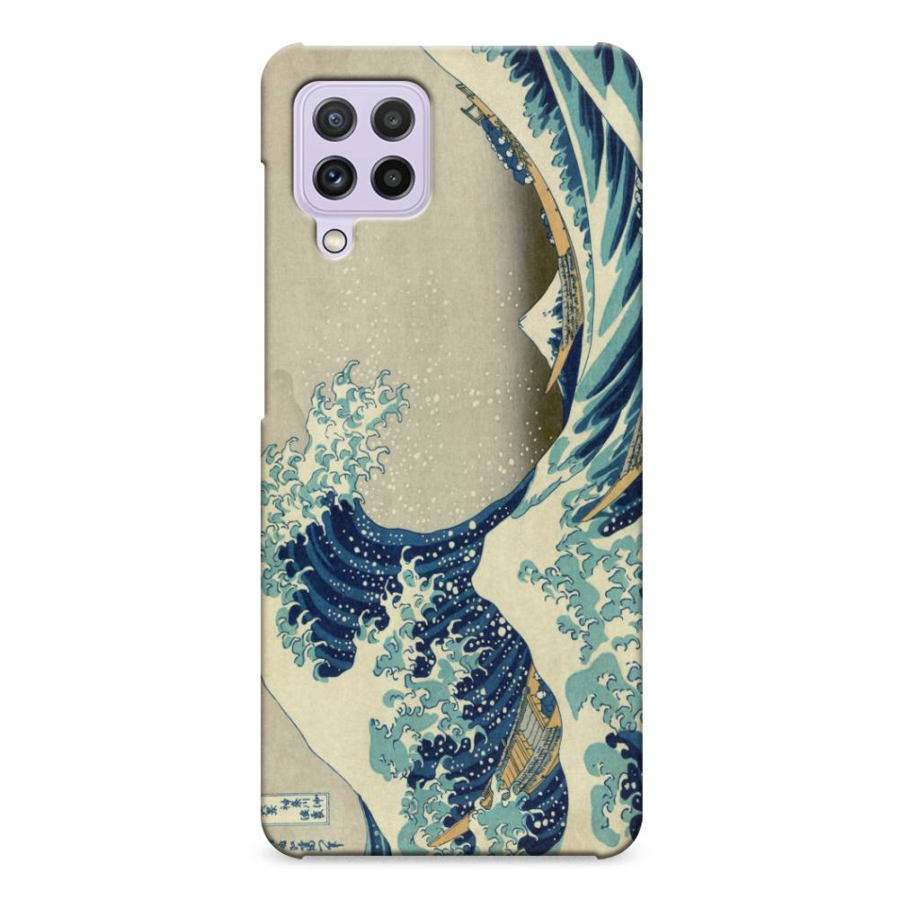 

Пластиковый чехол "Большая волна в Канагаве" на Samsung Galaxy A22
