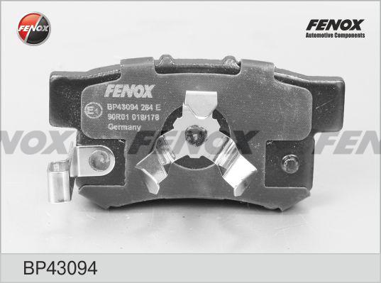 

Колодки тормозные дисковые Honda Accord IX 08-, CR-V II, IV 12-, FR-V 04- FENOX BP43094