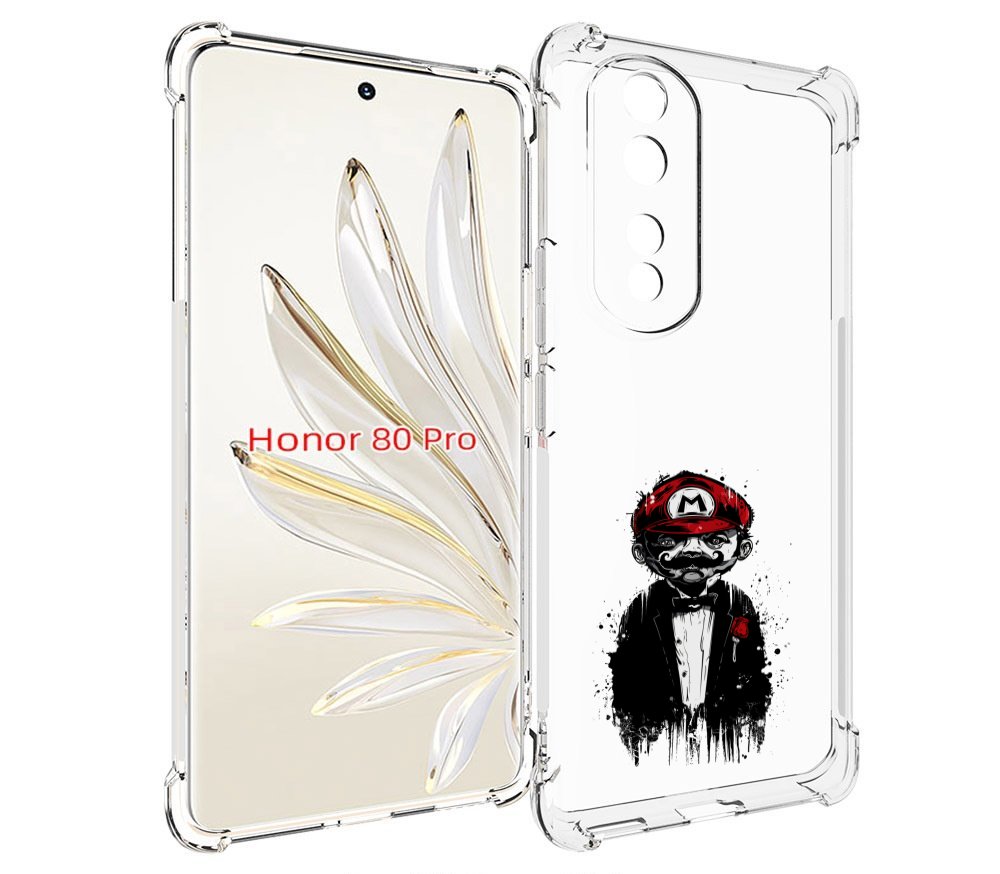 

Чехол MyPads марио для Honor 80 Pro, Прозрачный, Tocco