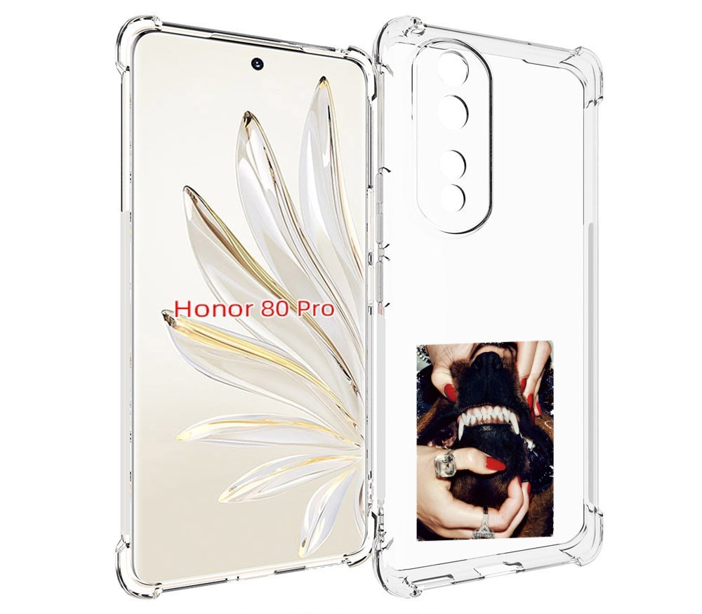 

Чехол MyPads маникюр для Honor 80 Pro, Прозрачный, Tocco