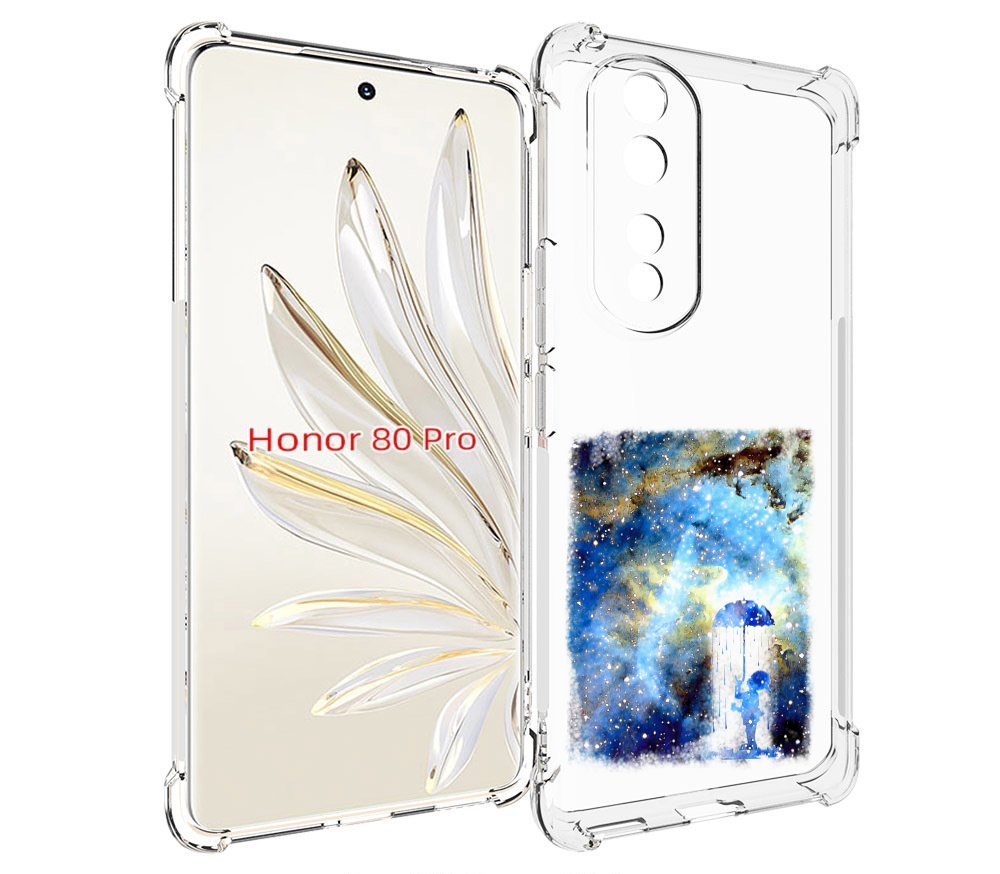 

Чехол MyPads мальчик в небе для Honor 80 Pro, Прозрачный, Tocco