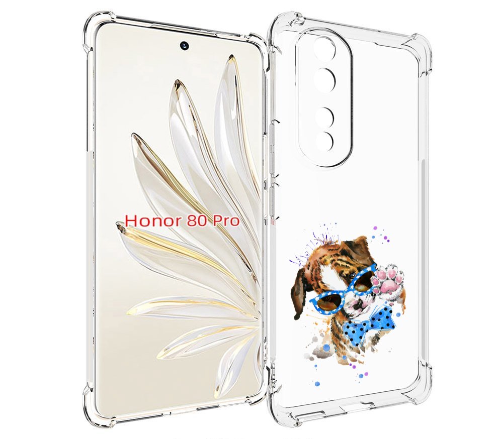 

Чехол MyPads лапочка для Honor 80 Pro, Прозрачный, Tocco