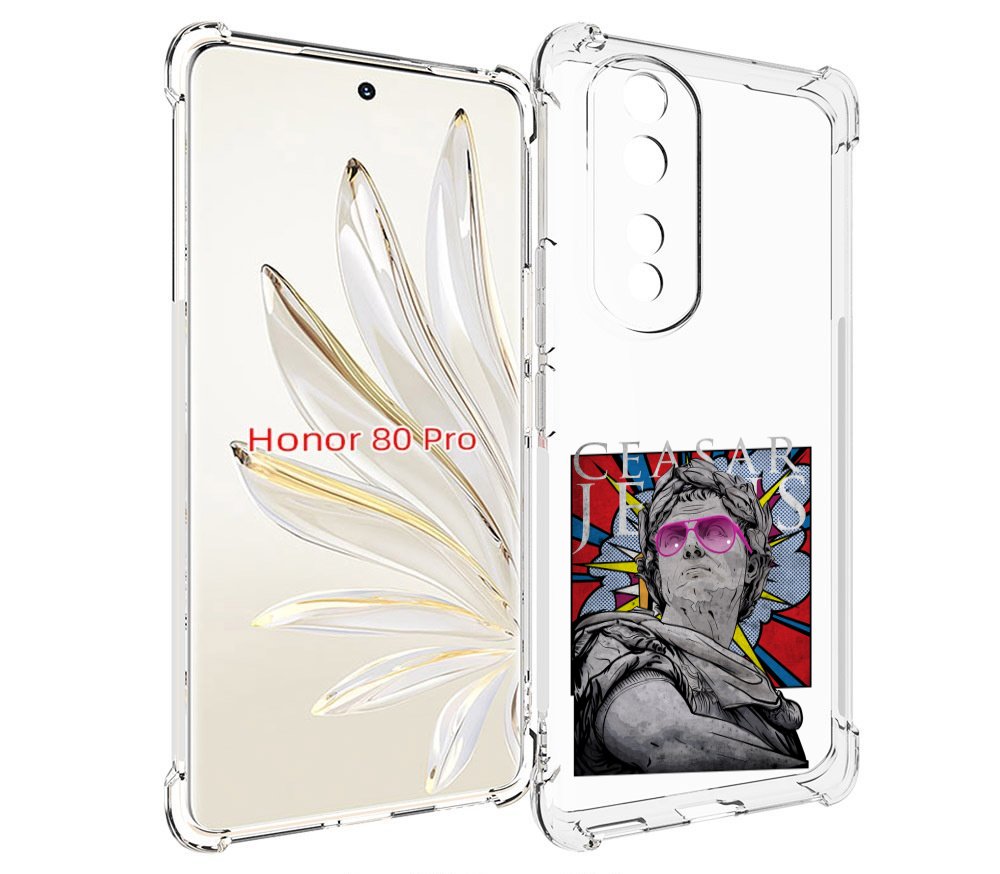 

Чехол MyPads крутая статуя свободы для Honor 80 Pro, Прозрачный, Tocco