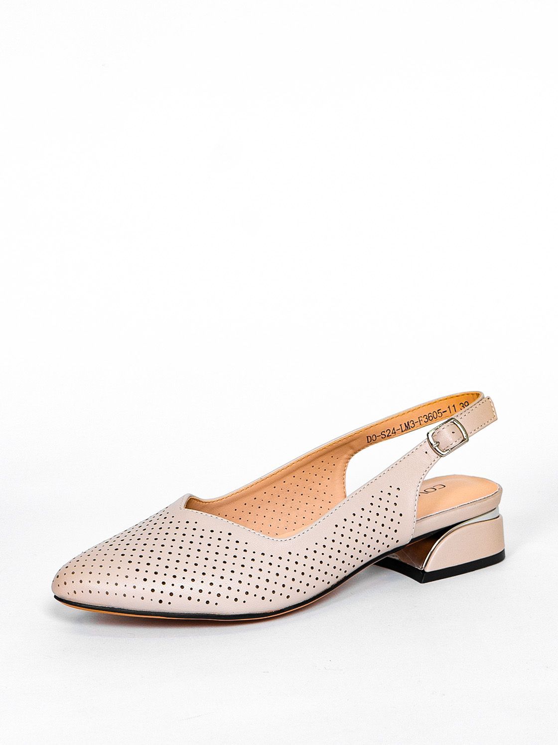 

Туфли женские COVANI DO-S24-LM3-F3605-11 бежевые 40 RU, Бежевый, DO-S24-LM3-F3605-11