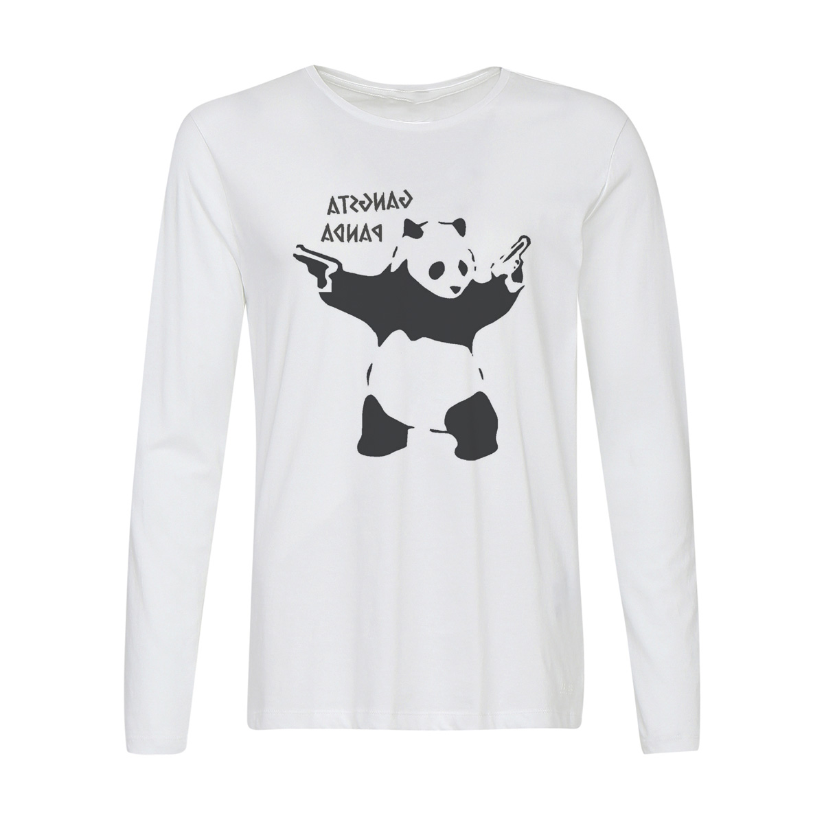 

Лонгслив CoolPodarok Gangsta Panda (панда), Белый, w0113013