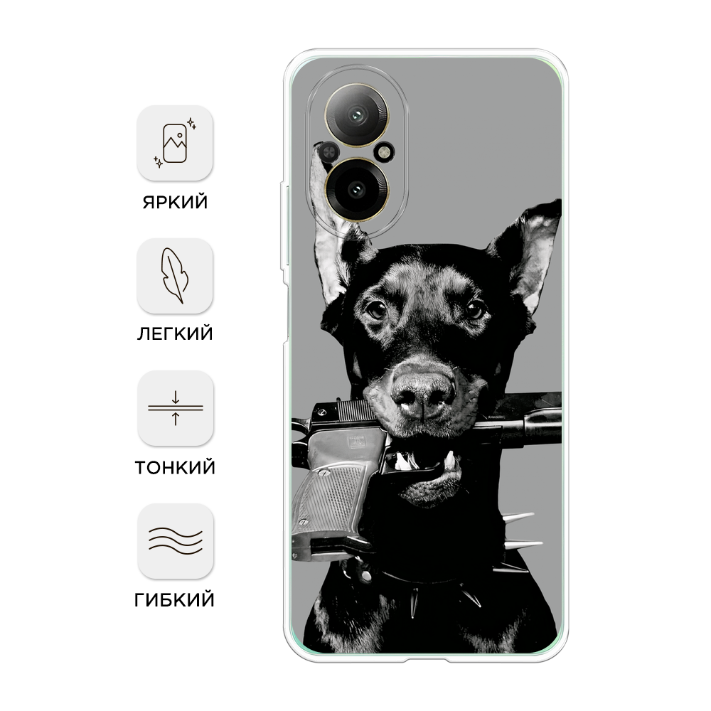 

Чехол Awog на Realme C67 4G "Доберман", Серый, 2515750-1