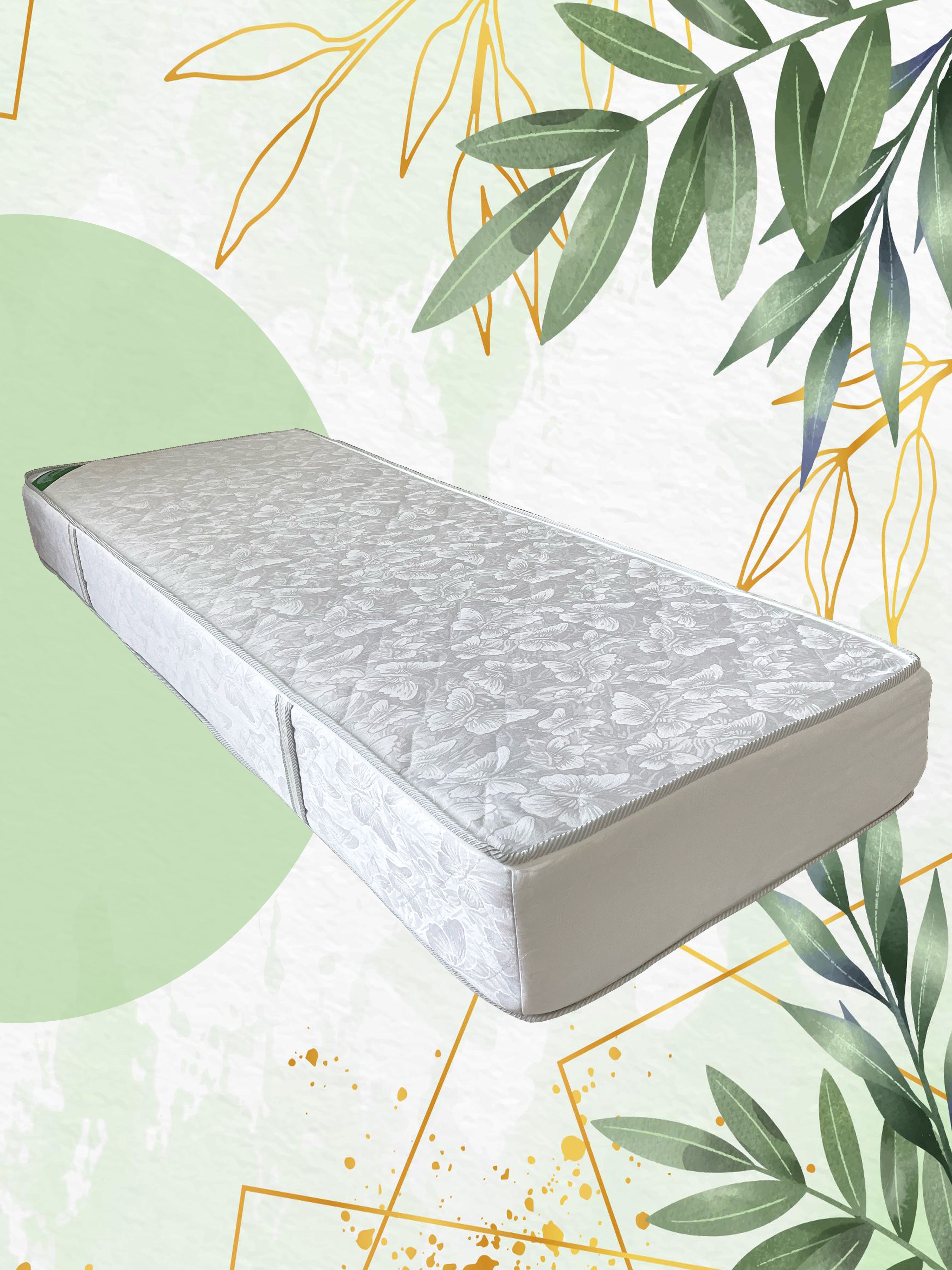 

Чехол для матрасов COMFORTCITY Хлопковый жаккард 80х200х20, Хлопковый жаккард-20