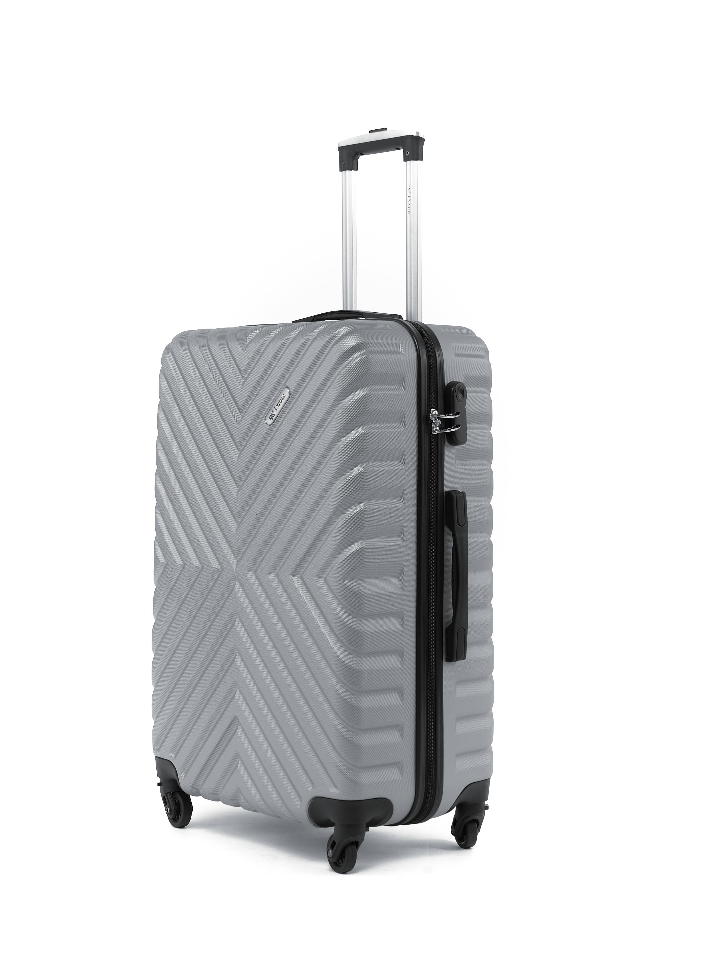 

Чемодан унисекс L'Case New Delhi серый, 70Х45Х27 см, New Delhi