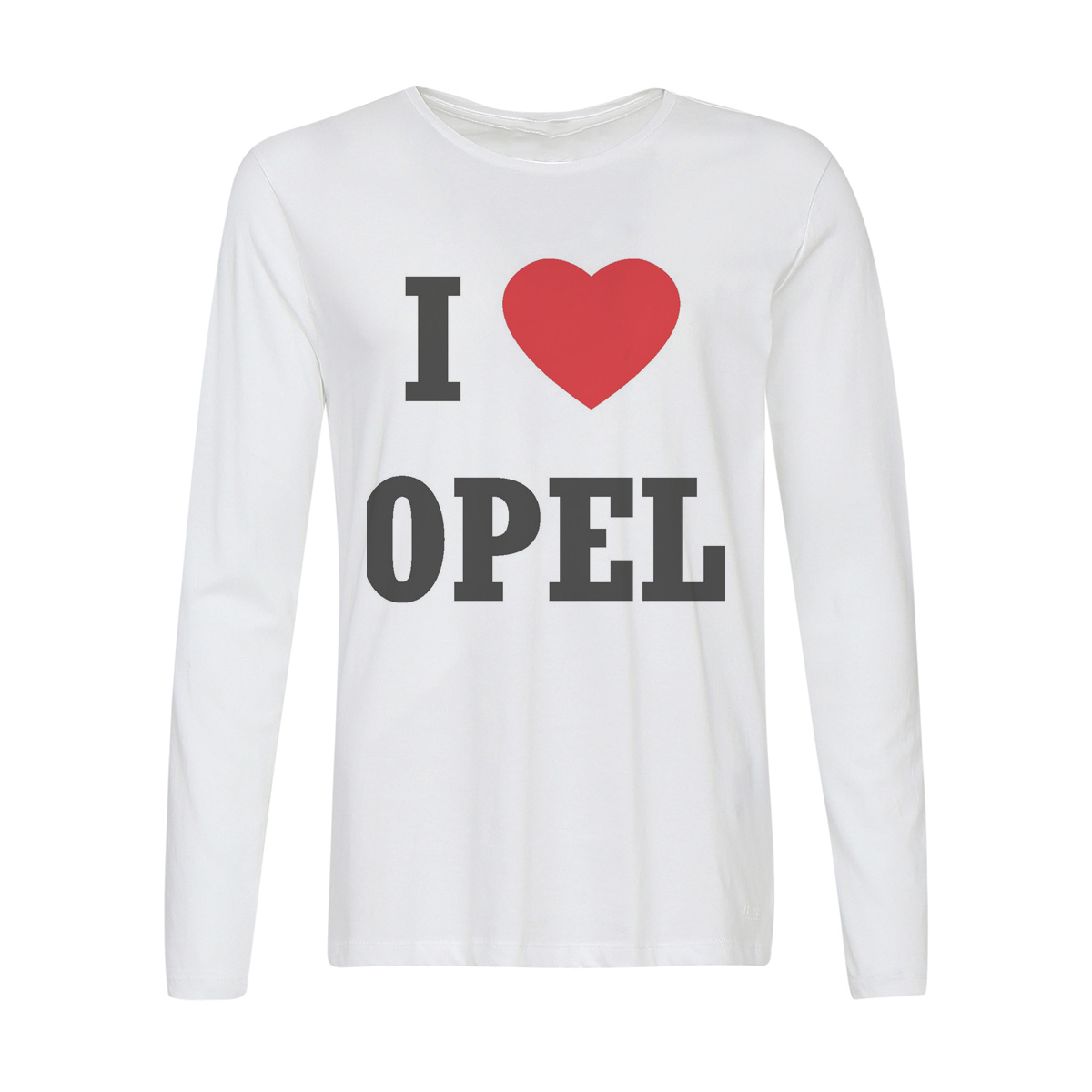

Лонгслив CoolPodarok Авто. I love Opel, w0111460