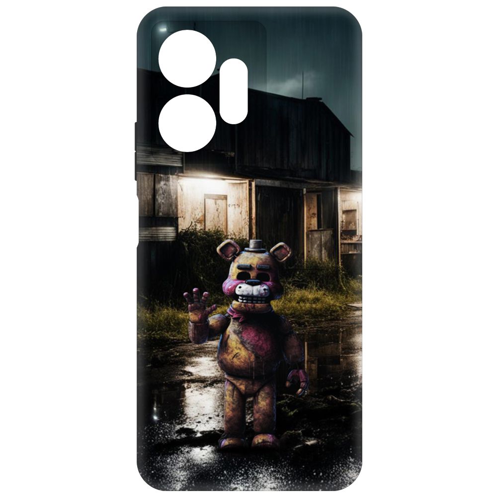 

Чехол-накладка Krutoff Soft Case ФНАФ - Фредди под дождем для INFINIX Zero 20 черный