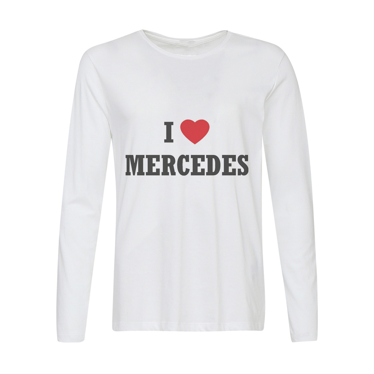 

Лонгслив CoolPodarok Авто. I love Mercedes, w0111456