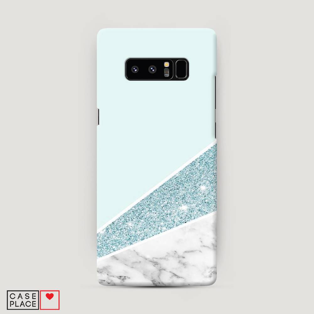 

Чехол Awog "Мрамор с голубыми блестками" для Samsung Galaxy Note 8, 25220-2