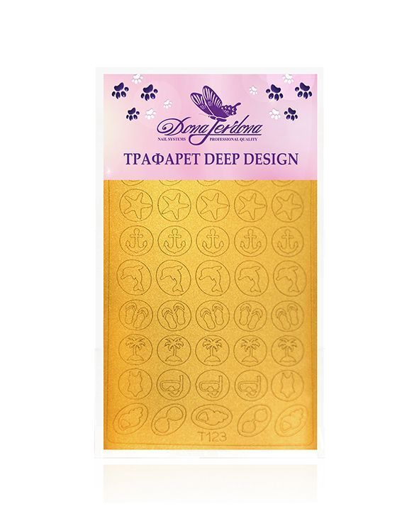 

Трафареты Dona Jerdona для Deep Design T-123 "Пляжный дизайн"