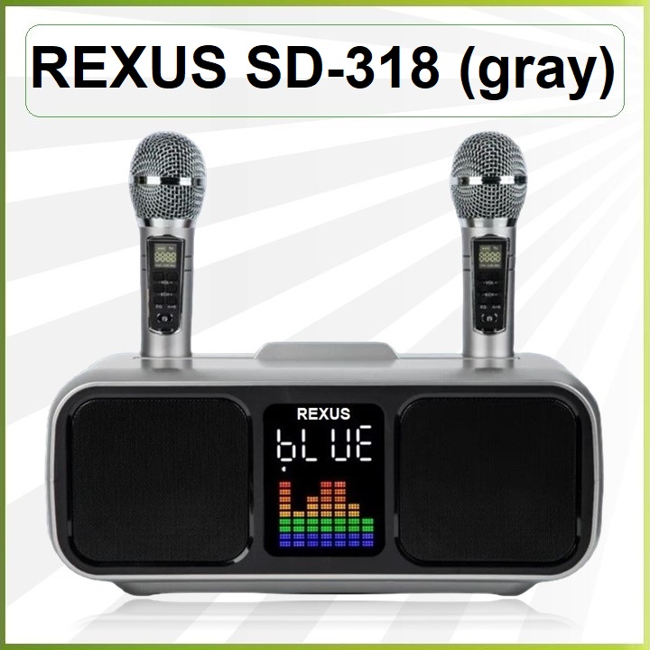 

Караоке-система Rexus SD-318 Grey, SD-318