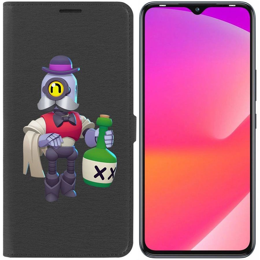 

Чехол-книжка Eco Book для Infinix Smart 6 Plus Brawl Stars-Барли