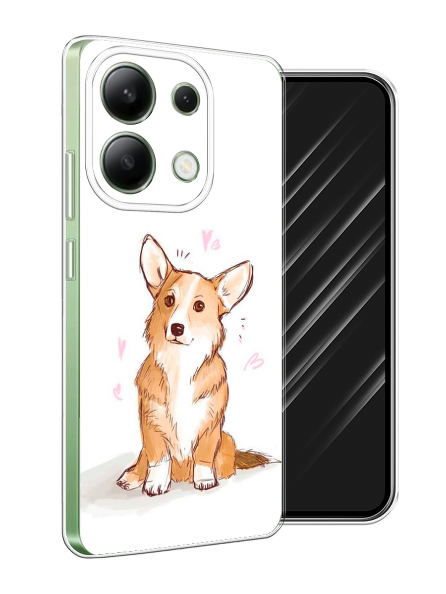 

Чехол Awog на Xiaomi Redmi Note 13 4G (Global) "Корги любовь", Бежевый;белый, 321050-1