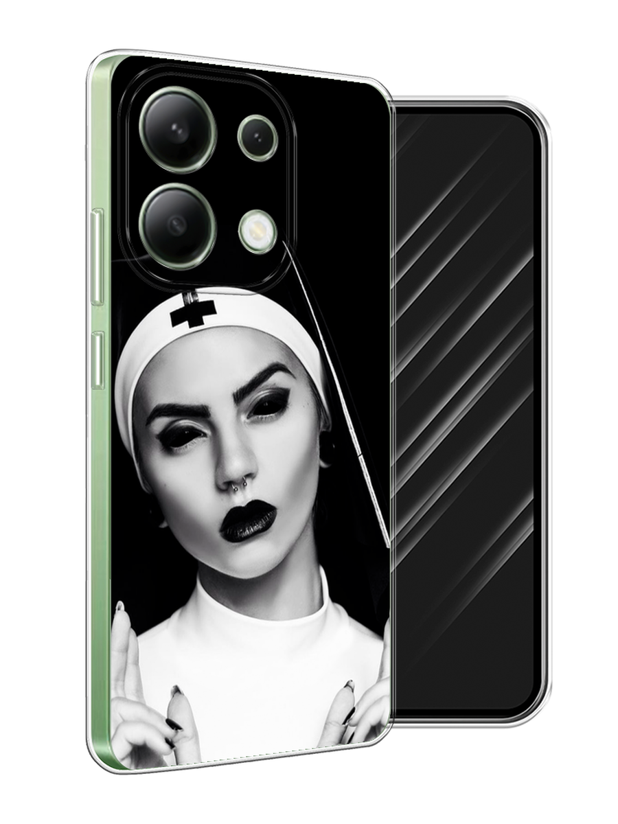 

Чехол Awog на Xiaomi Redmi Note 13 4G (Global) "Черная монашка", Серый;черный, 321050-1