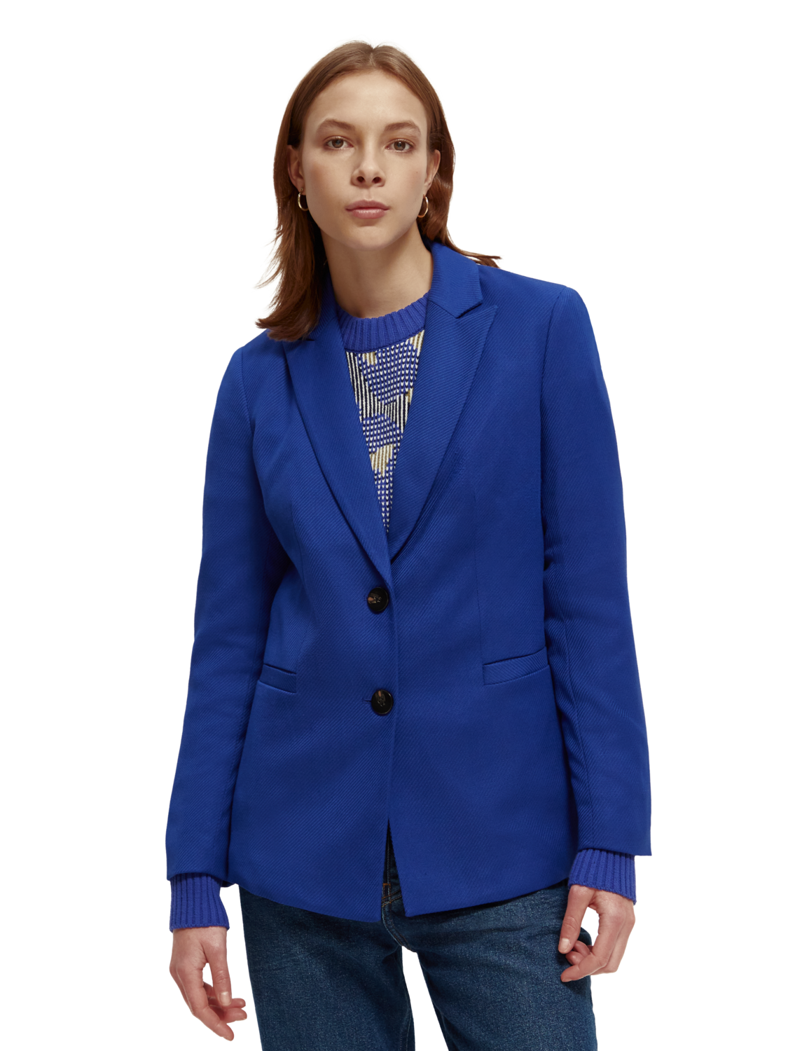 

Пиджак женский Scotch & Soda 170898/0661 синий XS, 170898/0661