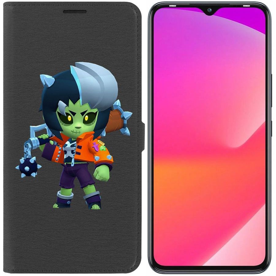 

Чехол-книжка Eco Book для Infinix Smart 6 Plus Brawl Stars-ЗомБиби