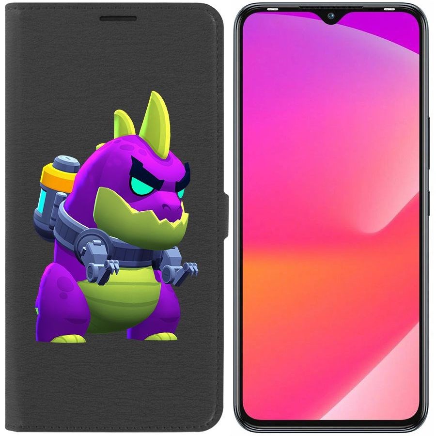

Чехол-книжка Eco Book для Infinix Smart 6 Plus Brawl Stars-Мегамонстр